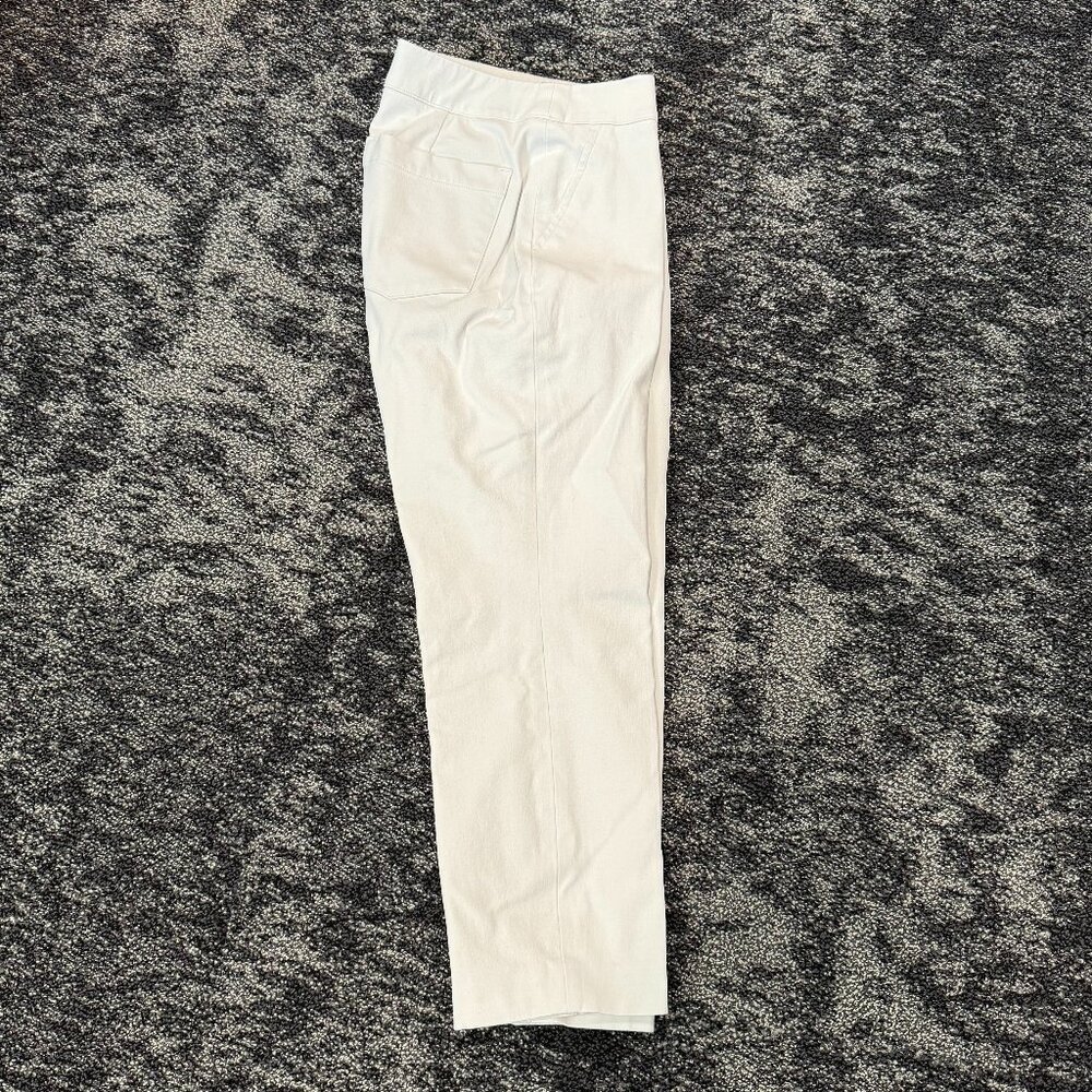 SPANX On-the-Go Ankle Slim Straight Pant (White, SP)